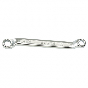 DRAPER Elora 4 x 6BA Midget Deep Crank BA Ring Spanner - Pack Qty 1 - Code: 02654