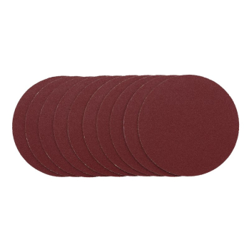 Draper SDHL125 Sanding Discs, 125mm, Hook & Loop, 120G (Pack of 10) - Code: 02695 - Pack Qty 1