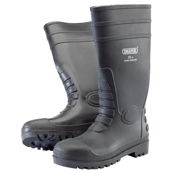 Draper SWB/C Safety Wellington Boots, Size 8, S5 - Code: 02698 - Pack Qty 1