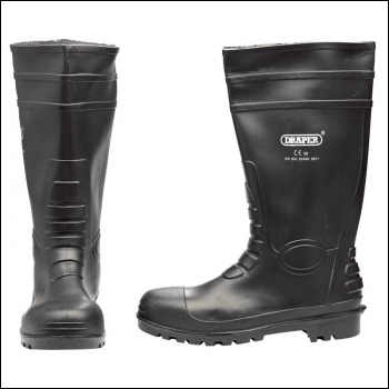 Draper SWB/C Safety Wellington Boots, Size 10, S5 - Discontinued - Code: 02700 - Pack Qty 1