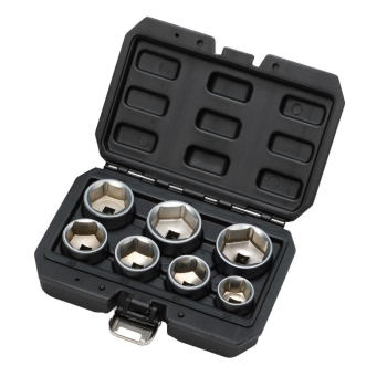 Draper OFSS3/8 - 7PC Oil Filter Socket Set, 3/8 inch  Sq. Dr. (7 Piece) - Code: 02747 - Pack Qty 1