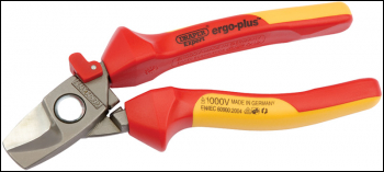 DRAPER Expert Ergo Plus® Fully Insulated Cable Cutter, 180mm - Pack Qty 1 - Code: 02880