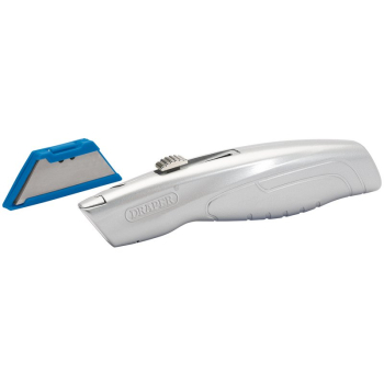 Draper TK237 Retractable Trimming Knife with 5 Spare Blades - Code: 02890 - Pack Qty 1