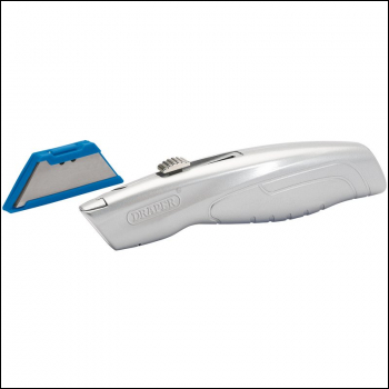 Draper TK237 Retractable Trimming Knife with 5 Spare Blades - Code: 02890 - Pack Qty 1