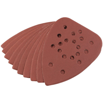 Draper APT151 Hook and Loop Tri Base Sander Sheets, 140 x 140 x 93mm, 240 Grit (Pack of 10) - Code: 02920 - Pack Qty 1