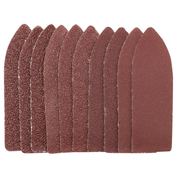 Draper APT152 Assorted Grit Hook and Loop Finger Sheets, 67 x 67 x 22mm (Pack of 10) - Code: 02930 - Pack Qty 1