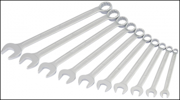 Draper 205 S10AF Long Imperial Combination Spanner Set (10 Piece) - Code: 03024 - Pack Qty 1