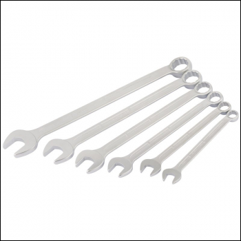 Draper 205S 6W Long Whitworth Combination Spanner Set (6 Piece) - Code: 03131 - Pack Qty 1