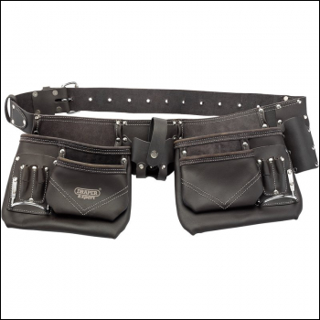 Draper OTLTP/ND Oil-Tanned leather Double Pouch Tool Belt - Code: 03138 - Pack Qty 1