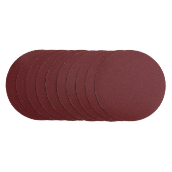 Draper SDHL125 Sanding Discs, 125mm, Hook & Loop, 240G (Pack of 10) - Code: 03156 - Pack Qty 1