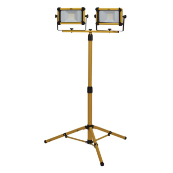 Draper 230V/TSL/10WT 230V SMD LED Tripod Site Light, 2 x 10W, 2200 Lumens - Code: 03211 - Pack Qty 1