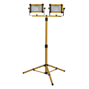 Draper 230V/TSL/50WT 230V SMD LED Tripod Site Light, 2 x 50W, 11000 Lumens - Code: 03215 - Pack Qty 1