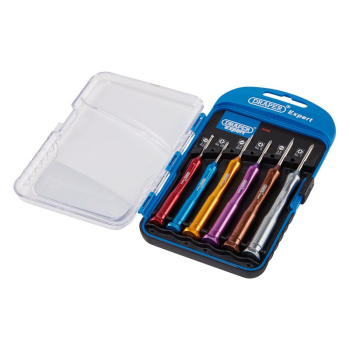 Draper PSD6 Draper Expert Precision Screwdriver Set, 3 x Plain Slot, 3 x Cross Slot (6 Piece) - Code: 03266 - Pack Qty 1