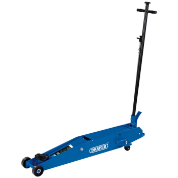 Draper TJ3LR Long Chassis Trolley Jack, 3 Tonne - Code: 03463 - Pack Qty 1