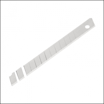 Draper SB10-9 Snap-Off Segment Knife Blades, 9mm (Pack of 10) - Code: 03512 - Pack Qty 1