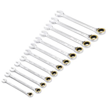 Draper 8241RMM/12 Draper Expert HI-TORQ® Metric Reversible Ratchet Combination Spanner Set (12 Piece) - Code: 03913 - Pack Qty 1