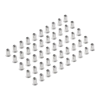 Draper RIVNUT6 Zinc Plated Threaded Insert Rivet Nuts, M6 x 1.0mm (Pack of 50) - Code: 04053 - Pack Qty 1