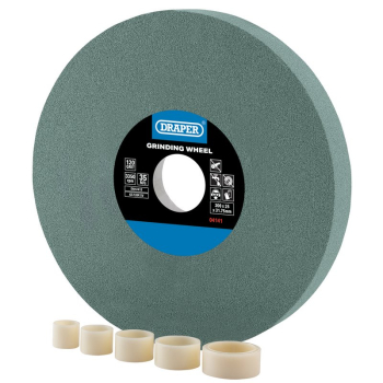 Draper BG20025S Silicon Carbide Bench Grinding Wheel, 200 x 25mm, 120G - Code: 04141 - Pack Qty 1