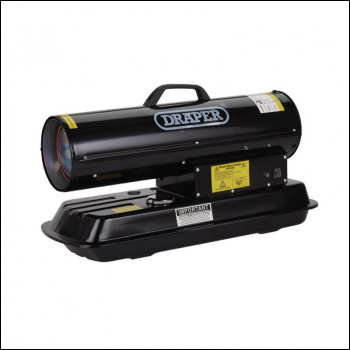 Draper DSH58 230V Diesel and Kerosene Space Heater, 51,200 BTU/15kW - Code: 04174 - Pack Qty 1