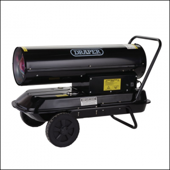 Draper DSH68 230V Diesel and Kerosene Space Heater, 68,250 BTU/20kW - Code: 04175 - Pack Qty 1