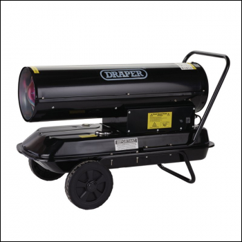 Draper DSH108 230V Diesel and Kerosene Space Heater, 102,300 BTU/30kW - Code: 04176 - Pack Qty 1