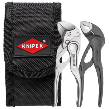 Draper 00 20 72 V04 XS KNIPEX 00 20 72 V04 XS Mini Pliers Set in Belt Pouch, 2 Part - Code: 04237 - Pack Qty 1