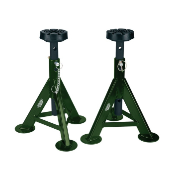 Draper AS3000EG Draper Expert Axle Stands, 3 Tonne, Green (Pair) - Code: 04339 - Pack Qty 1