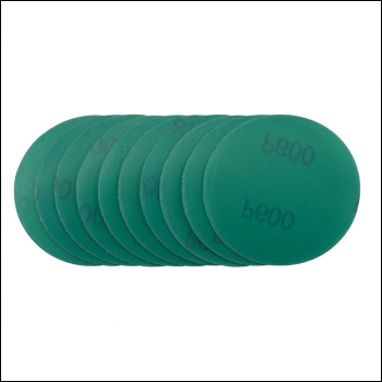 Draper SDWOD75 Wet and Dry Sanding Discs with Hook and Loop, 75mm, 600 Grit (Pack of 10) - Code: 04419 - Pack Qty 1