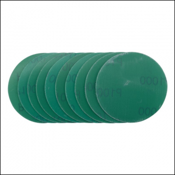 Draper SDWOD75 Wet and Dry Sanding Discs with Hook and Loop, 75mm, 1000 Grit (Pack of 10) - Code: 04426 - Pack Qty 1