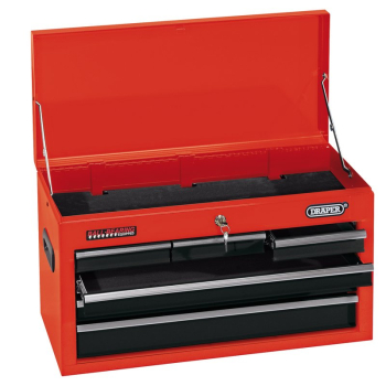 Draper TC6DRED 6 DRAWER TOOL CHEST - Code: 04462 - Pack Qty 1