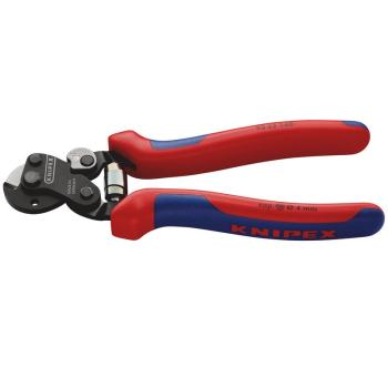 Draper 95 62 160 SB KNIPEX 95 62 160 SB Wire Rope Cutter for High-Strength Wire Rope, 160mm - Code: 04598 - Pack Qty 1