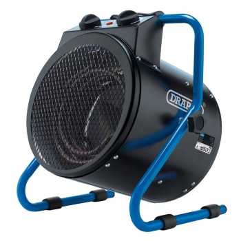Draper ESH2800F 230V Electric Space Heater, 2.8kW, 9554 BTU - Code: 04744 - Pack Qty 1