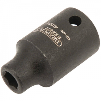 Draper 406-MM Draper Expert HI-TORQ® 6 Point Impact Socket, 1/4 inch  Sq. Dr., 4mm - Code: 05000 - Pack Qty 1