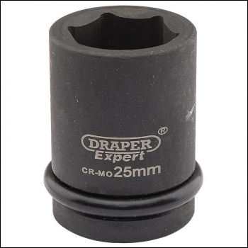 Draper 419-MM Draper Expert HI-TORQ® 6 Point Impact Socket, 3/4 inch  Sq. Dr., 25mm - Code: 05006 - Pack Qty 1