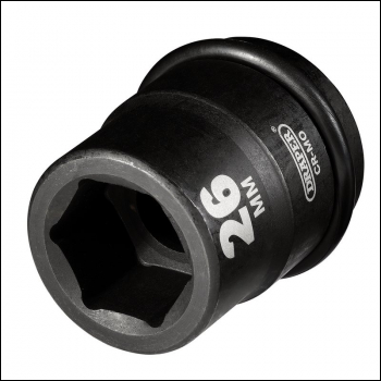 Draper 419-MM Draper Hi-TORQ® Impact Socket, 3/4 inch  Sq. Dr., 26mm - Code: 05007 - Pack Qty 1