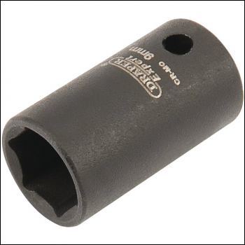 Draper 406-MM Draper Expert HI-TORQ® 6 Point Impact Socket, 1/4 inch  Sq. Dr., 9mm - Code: 05013 - Pack Qty 1