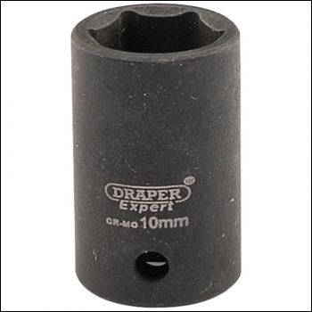 Draper 406-MM Draper Expert HI-TORQ® 6 Point Impact Socket, 1/4 inch  Sq. Dr., 10mm - Code: 05014 - Pack Qty 1