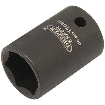 Draper 406-MM Draper Expert HI-TORQ® 6 Point Impact Socket, 1/4 inch  Sq. Dr., 11mm - Code: 05016 - Pack Qty 1