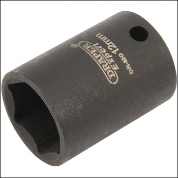 Draper 406-MM Draper Expert HI-TORQ® 6 Point Impact Socket, 1/4 inch  Sq. Dr., 12mm - Code: 05022 - Pack Qty 1