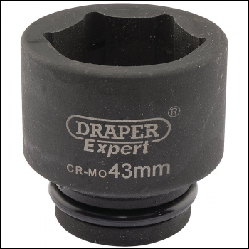 Draper 419-MM Draper Expert HI-TORQ® 6 Point Impact Socket, 3/4 inch  Sq. Dr., 43mm - Code: 05024 - Pack Qty 1