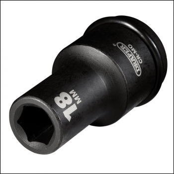 Draper 419D-MM Draper Hi-TORQ® Deep Impact Socket, 3/4 inch  Sq. Dr., 18mm - Code: 05050 - Pack Qty 1