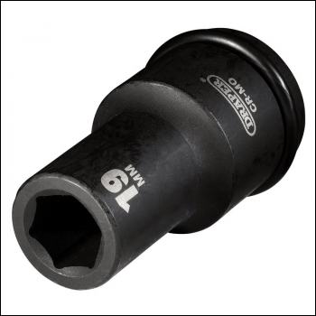 Draper 419D-MM Draper Hi-TORQ® Deep Impact Socket, 3/4 inch  Sq. Dr., 19mm - Code: 05051 - Pack Qty 1