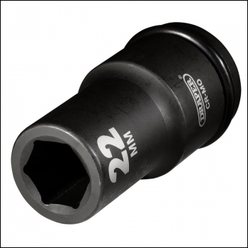 Draper 419D-MM Draper Hi-TORQ® Deep Impact Socket, 3/4 inch  Sq. Dr., 22mm - Code: 05054 - Pack Qty 1