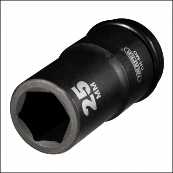 Draper 419D-MM Draper Hi-TORQ® Deep Impact Socket, 3/4 inch  Sq. Dr., 25mm - Code: 05057 - Pack Qty 1