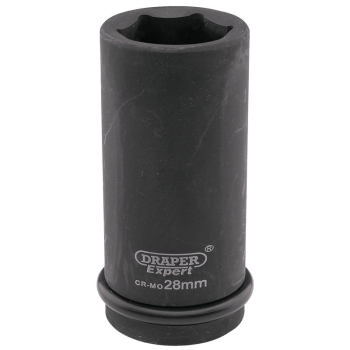 Draper 419D-MM Draper Expert HI-TORQ® 6 Point Deep Impact Socket, 3/4 inch  Sq. Dr., 28mm - Code: 05060 - Pack Qty 1