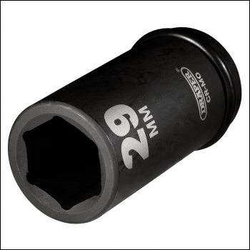 Draper 419D-MM Draper Hi-TORQ® Deep Impact Socket, 3/4 inch  Sq. Dr., 29mm - Code: 05061 - Pack Qty 1