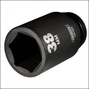 Draper 419D-MM Draper Hi-TORQ® Deep Impact Socket, 3/4 inch  Sq. Dr., 38mm - Code: 05069 - Pack Qty 1