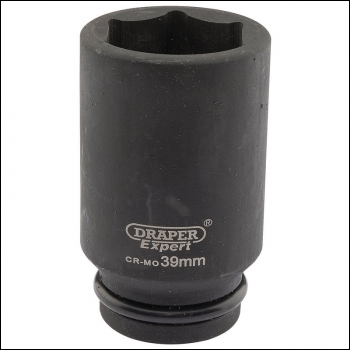 Draper 419D-MM Draper Expert HI-TORQ® 6 Point Deep Impact Socket, 3/4 inch  Sq. Dr., 39mm - Code: 05070 - Pack Qty 1