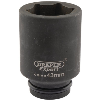 Draper 419D-MM Draper Expert HI-® 6 Point Deep Impact Socket, 3/4 inch  Sq. Dr., 43mm - Discontinued - Code: 05074 - Pack Qty 1
