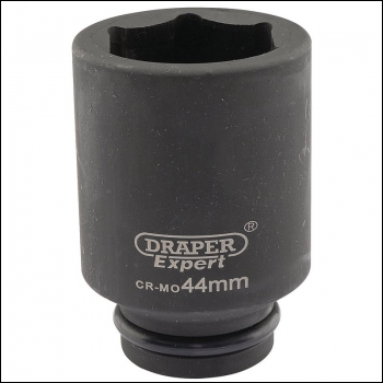 Draper 419D-MM Draper Expert HI-TORQ® 6 Point Deep Impact Socket, 3/4 inch  Sq. Dr., 44mm - Code: 05075 - Pack Qty 1